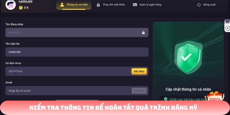 Đăng ký HD88