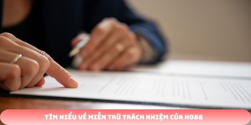 miễn trừ trách nhiệm
